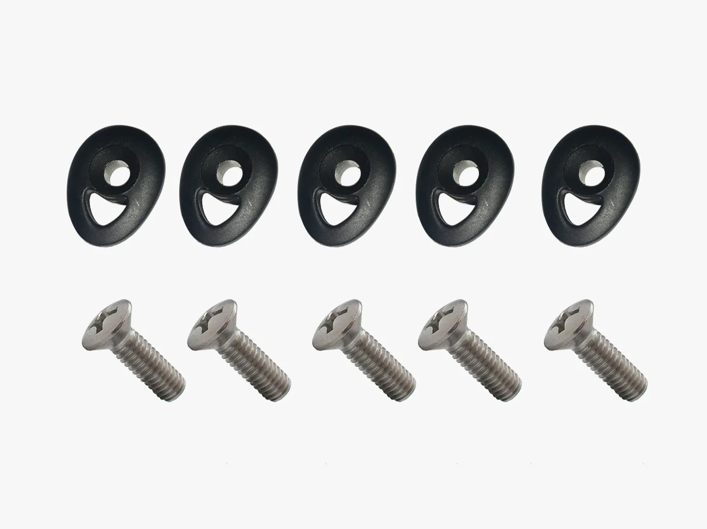Deckfitting no. 4 + screw 5pcs pkg