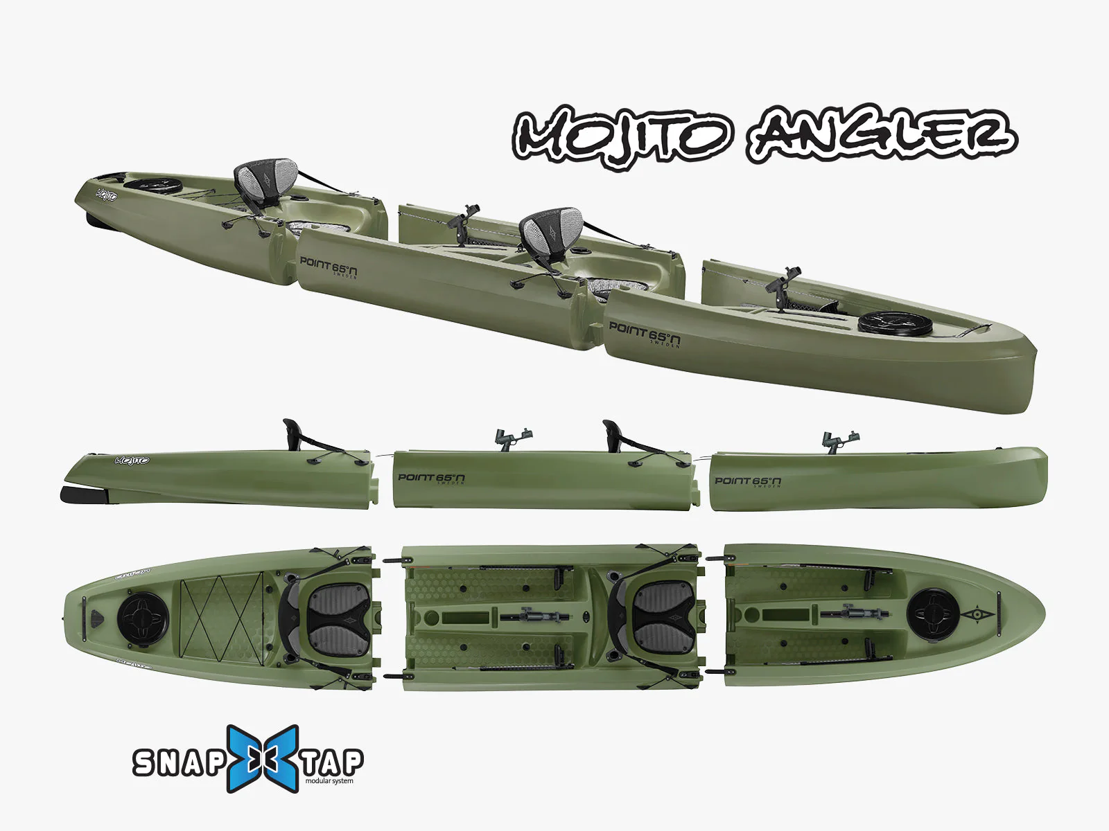 Mojito Angler Modular Fishing Kayak - Image 3