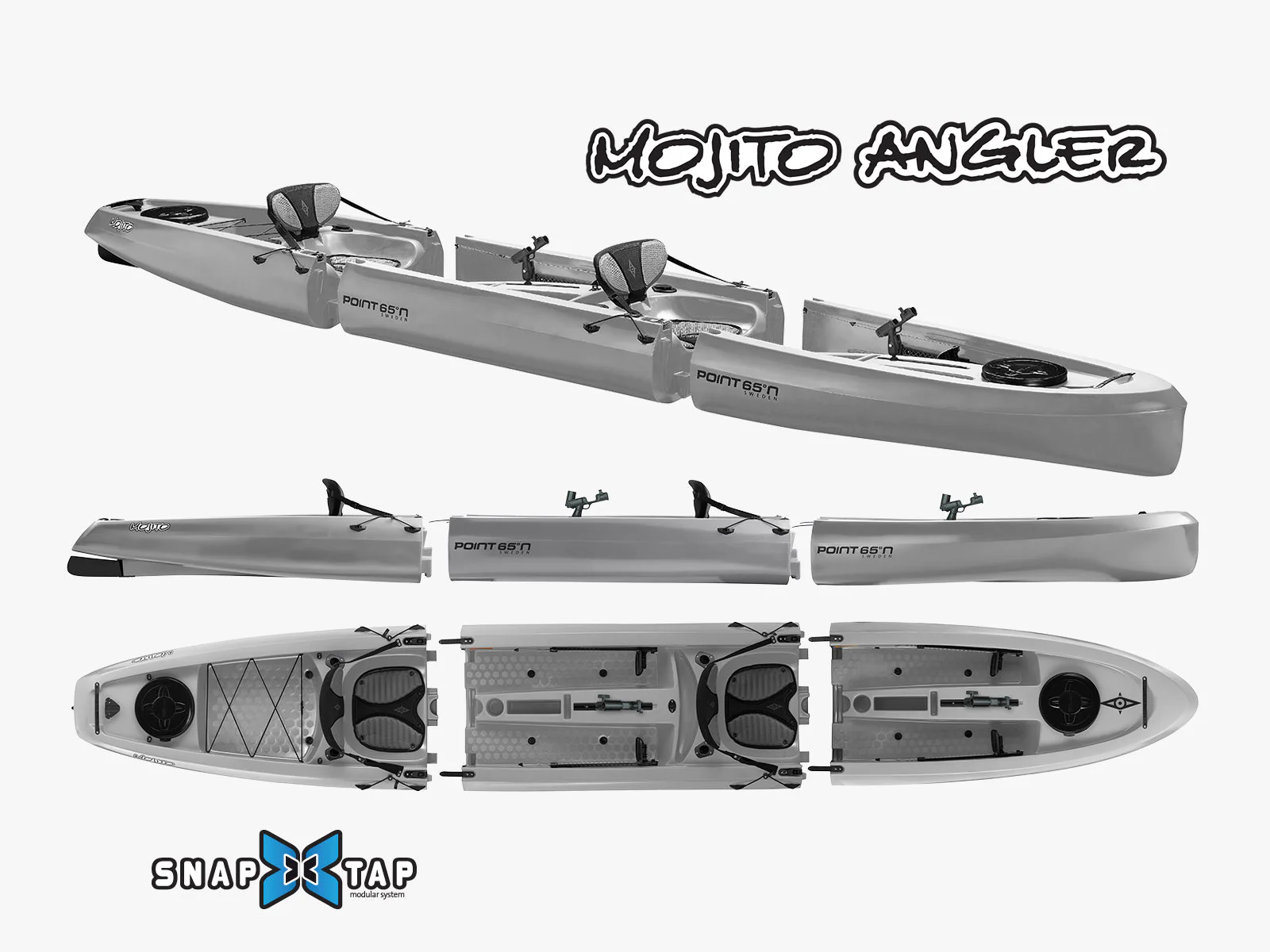 Mojito Angler Modular Fishing Kayak - Image 4